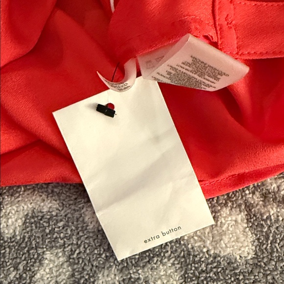 Calvin Klein Women's Red/Coral Blouse - Picture 6 of 6